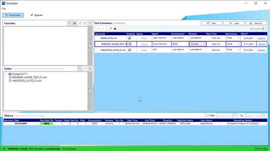 Costpoint Test Runner